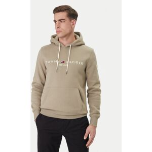 Tommy Hilfiger Mikina Logo MW0MW11599 Béžová Regular Fit Muži Tommy Hilfiger Mikina Logo MW0MW11599 Béžová Regular Fit Muži