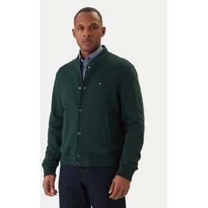Tommy Hilfiger Bundy bomber Essential MW0MW42470 Zelená Regular Fit Muži Tommy Hilfiger Bundy bomber Essential MW0MW42470 Zelená Regular Fit Muži