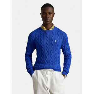 Polo Ralph Lauren Sveter 710775885546 Modrá Regular Fit Muži Polo Ralph Lauren Sveter 710775885546 Modrá Regular Fit Muži