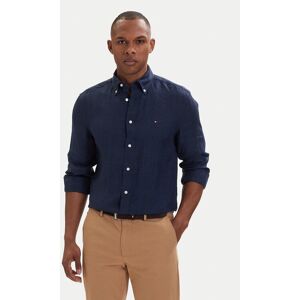 Tommy Hilfiger Košeľa MW0MW41530 Tmavomodrá Regular Fit Muži Tommy Hilfiger Košeľa MW0MW41530 Tmavomodrá Regular Fit Muži