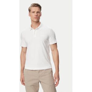 Calvin Klein Polokošeľa LV04LH204G Biela Regular Fit Muži Calvin Klein Polokošeľa LV04LH204G Biela Regular Fit Muži
