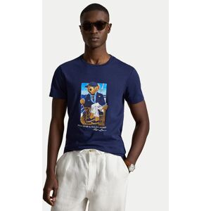 Polo Ralph Lauren Tričko 710B21964001 Tmavomodrá Regular Fit Muži Polo Ralph Lauren Tričko 710B21964001 Tmavomodrá Regular Fit Muži