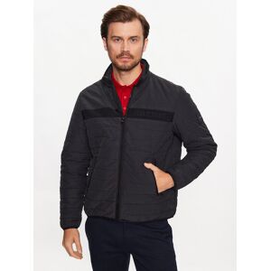 Tommy Hilfiger Prechodná bunda MW0MW31638 Čierna Regular Fit Muži Tommy Hilfiger Prechodná bunda MW0MW31638 Čierna Regular Fit Muži