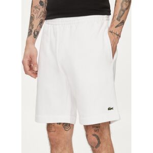 Lacoste Športové kraťasy GH9627 Biela Regular Fit Muži Lacoste Športové kraťasy GH9627 Biela Regular Fit Muži