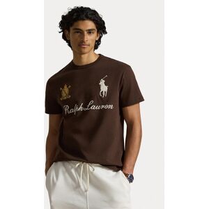 Polo Ralph Lauren Tričko 710B20010002 Hnedá Regular Fit Muži Polo Ralph Lauren Tričko 710B20010002 Hnedá Regular Fit Muži