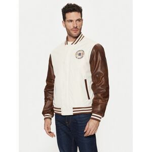 Guess Bundy bomber M5RL19 WGU82 Biela Regular Fit Muži Guess Bundy bomber M5RL19 WGU82 Biela Regular Fit Muži