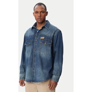 HUGO džínsová košeľa Ebant 50565401 Modrá Oversize Muži HUGO džínsová košeľa Ebant 50565401 Modrá Oversize Muži