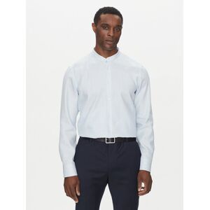 BOSS Košeľa H-HANK-standup-214 50539233 Modrá Slim Fit Muži BOSS Košeľa H-HANK-standup-214 50539233 Modrá Slim Fit Muži