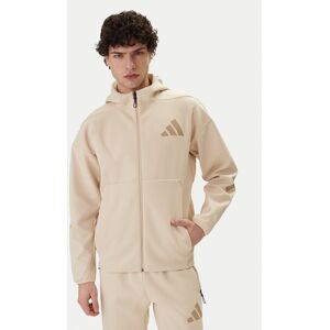 adidas Mikina Z.N.E. KE4680 Béžová Regular Fit Muži adidas Mikina Z.N.E. KE4680 Béžová Regular Fit Muži