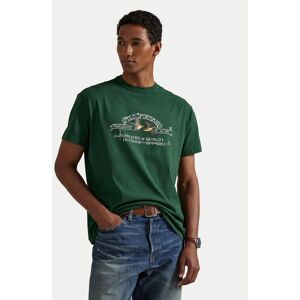 Polo Ralph Lauren Tričko 710981142004 Zelená Classic Fit Muži Polo Ralph Lauren Tričko 710981142004 Zelená Classic Fit Muži