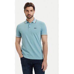 BOSS Polokošeľa Paddy 50469055 Tyrkysová Regular Fit Muži BOSS Polokošeľa Paddy 50469055 Tyrkysová Regular Fit Muži