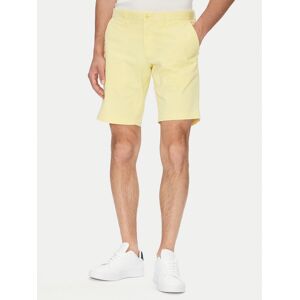 Tommy Hilfiger Bavlnené šortky Brooklyn MW0MW23563 Žltá Regular Fit Muži Tommy Hilfiger Bavlnené šortky Brooklyn MW0MW23563 Žltá Regular Fit Muži