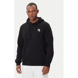 KARL LAGERFELD Mikina 705711 500900 Čierna Regular Fit Muži KARL LAGERFELD Mikina 705711 500900 Čierna Regular Fit Muži
