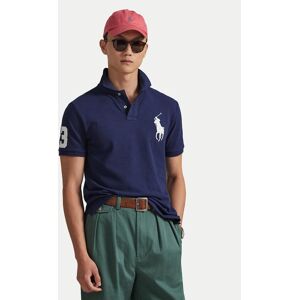 Polo Ralph Lauren Polokošeľa 710688969004 Tmavomodrá Custom Slim Fit Muži Polo Ralph Lauren Polokošeľa 710688969004 Tmavomodrá Custom Slim Fit Muži