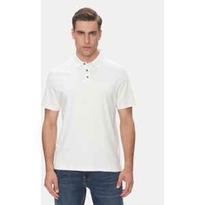 Calvin Klein Polokošeľa Supima LV04LB276G Biela Regular Fit Muži Calvin Klein Polokošeľa Supima LV04LB276G Biela Regular Fit Muži