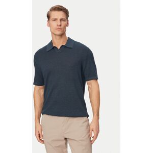 Calvin Klein Polokošeľa LV04LF313G Modrá Regular Fit Muži Calvin Klein Polokošeľa LV04LF313G Modrá Regular Fit Muži