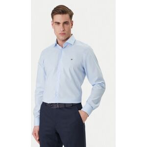 Tommy Hilfiger Košeľa MW0MW43122 Modrá Slim Fit Muži Tommy Hilfiger Košeľa MW0MW43122 Modrá Slim Fit Muži