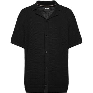 BOSS Kardigán C-Iconico 50543163 Čierna Regular Fit Muži BOSS Kardigán C-Iconico 50543163 Čierna Regular Fit Muži