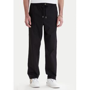 Versace Jeans Couture Bavlnené nohavice 80GAA100 N0132 Čierna Regular Fit Muži Versace Jeans Couture Bavlnené nohavice 80GAA100 N0132 Čierna Regular Fit Muži