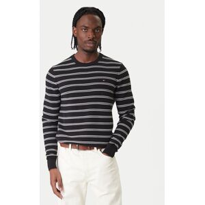 Tommy Hilfiger Sveter Seasonal MW0MW41643 Čierna Regular Fit Muži Tommy Hilfiger Sveter Seasonal MW0MW41643 Čierna Regular Fit Muži