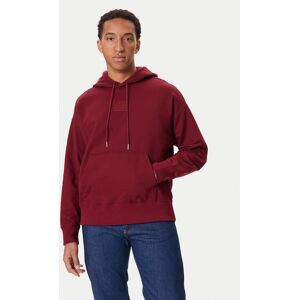 Calvin Klein Mikina LV14LD225G Bordová Regular Fit Muži Calvin Klein Mikina LV14LD225G Bordová Regular Fit Muži