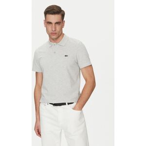 Lacoste Polokošeľa DH5522 Sivá Regular Fit Muži Lacoste Polokošeľa DH5522 Sivá Regular Fit Muži