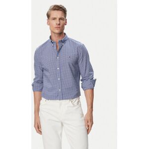 Tommy Hilfiger Košeľa Gingham MW0MW43319 Modrá Regular Fit Muži Tommy Hilfiger Košeľa Gingham MW0MW43319 Modrá Regular Fit Muži