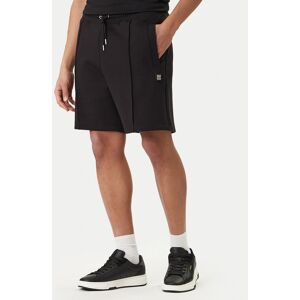 HUGO Športové kraťasy Dimacshort 50562844 Čierna Regular Fit Muži HUGO Športové kraťasy Dimacshort 50562844 Čierna Regular Fit Muži
