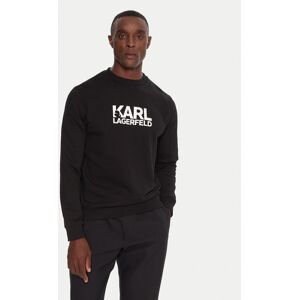 KARL LAGERFELD Mikina 705780 500917 Čierna Regular Fit Muži KARL LAGERFELD Mikina 705780 500917 Čierna Regular Fit Muži