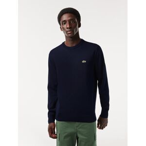 Lacoste Sveter AH1985-166 Tmavomodrá Regular Fit Muži Lacoste Sveter AH1985-166 Tmavomodrá Regular Fit Muži