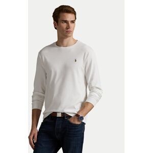 Polo Ralph Lauren S dlhými rukávmi 710760121 Biela Slim Fit Muži Polo Ralph Lauren S dlhými rukávmi 710760121 Biela Slim Fit Muži