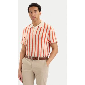 Tommy Hilfiger Polokošeľa MW0MW42770 Krémová Regular Fit Muži Tommy Hilfiger Polokošeľa MW0MW42770 Krémová Regular Fit Muži