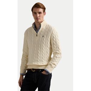 Polo Ralph Lauren Sveter 710810841015 Béžová Regular Fit Muži Polo Ralph Lauren Sveter 710810841015 Béžová Regular Fit Muži