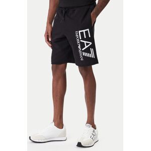 EA7 Emporio Armani Športové kraťasy 7M001414 AF22266 UC001 Čierna Regular Fit Muži EA7 Emporio Armani Športové kraťasy 7M001414 AF22266 UC001 Čierna Regular Fit Muži