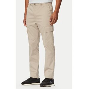 Calvin Klein Cargo nohavice LV04LC619G Béžová Slim Fit Muži Calvin Klein Cargo nohavice LV04LC619G Béžová Slim Fit Muži