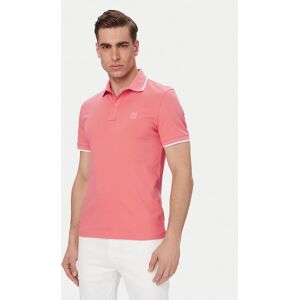 BOSS Polokošeľa Passertip 50507699 Svetlo červená Slim Fit Muži BOSS Polokošeľa Passertip 50507699 Svetlo červená Slim Fit Muži
