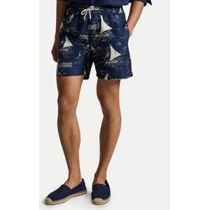 Polo Ralph Lauren Plavecké šortky 710B18029001 Tmavomodrá Regular Fit Muži Polo Ralph Lauren Plavecké šortky 710B18029001 Tmavomodrá Regular Fit Muži