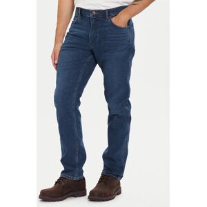 Wrangler Džínsy Greensboro 112371010 Modrá Straight Fit Muži Wrangler Džínsy Greensboro 112371010 Modrá Straight Fit Muži