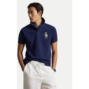 Polo Ralph Lauren Polokošeľa 710B18546001 Tmavomodrá Regular Fit Muži Polo Ralph Lauren Polokošeľa 710B18546001 Tmavomodrá Regular Fit Muži