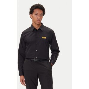 Versace Jeans Couture Košeľa 79GALKR1 Čierna Regular Fit Muži Versace Jeans Couture Košeľa 79GALKR1 Čierna Regular Fit Muži
