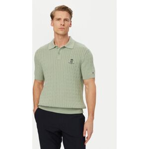 Tommy Hilfiger Polokošeľa MW0MW42788 Svetlo zelená Regular Fit Muži Tommy Hilfiger Polokošeľa MW0MW42788 Svetlo zelená Regular Fit Muži