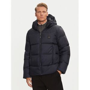 Calvin Klein Zimné bundy K10K113476 Tmavomodrá Regular Fit Muži Calvin Klein Zimné bundy K10K113476 Tmavomodrá Regular Fit Muži