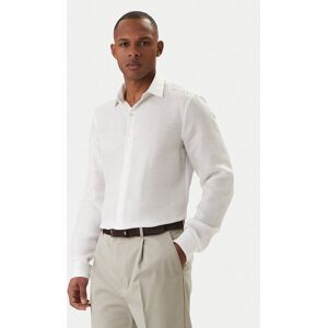 Calvin Klein Košeľa LV019EU121 Biela Regular Fit Muži Calvin Klein Košeľa LV019EU121 Biela Regular Fit Muži