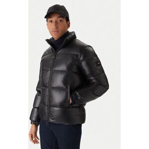 Tommy Hilfiger Vatovaná bunda MW0MW40617 Čierna Regular Fit Muži Tommy Hilfiger Vatovaná bunda MW0MW40617 Čierna Regular Fit Muži