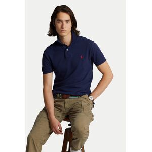 Polo Ralph Lauren Polokošeľa Core Replen 710795080 Tmavomodrá Slim Fit Muži Polo Ralph Lauren Polokošeľa Core Replen 710795080 Tmavomodrá Slim Fit Muži