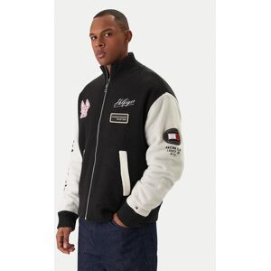 Tommy Hilfiger Bundy bomber MW0MW42581 Čierna Regular Fit Muži Tommy Hilfiger Bundy bomber MW0MW42581 Čierna Regular Fit Muži