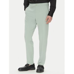 BOSS Bavlnené nohavice T_Commuter-Slim 50534303 Zelená Slim Fit Muži BOSS Bavlnené nohavice T_Commuter-Slim 50534303 Zelená Slim Fit Muži