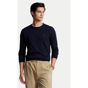 Polo Ralph Lauren Sveter Ls Sf Cn Pp 710684957001 Tmavomodrá Slim Fit Muži Polo Ralph Lauren Sveter Ls Sf Cn Pp 710684957001 Tmavomodrá Slim Fit Muži