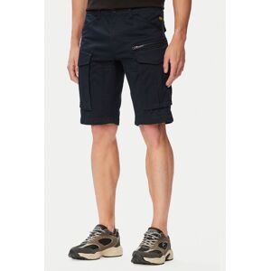 G-Star Raw Bavlnené šortky Rovic D26214-5126 Tmavomodrá Regular Fit Muži G-Star Raw Bavlnené šortky Rovic D26214-5126 Tmavomodrá Regular Fit Muži