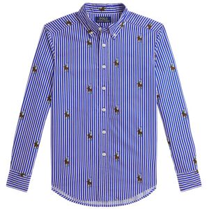 Polo Ralph Lauren Košeľa 323A96287001 Modrá Regular Fit Deti Polo Ralph Lauren Košeľa 323A96287001 Modrá Regular Fit Deti